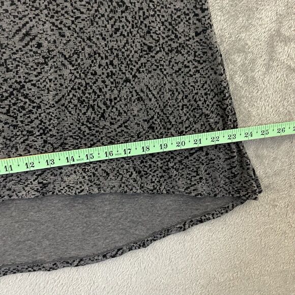 Cuddl Duds T Shirt Dress Women's Gray Long Sleeve Cowl Neck Stretch SZ/M - Picture 8 of 12